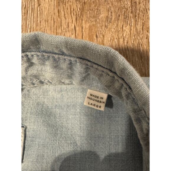 Buck Mason Men's One Pocket Shirt Size Large - Picture 4 of 9